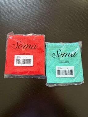 2 Soma Enticing All Over Lace Hipsters, NWT, XL